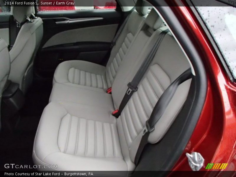 Sunset / Earth Gray 2014 Ford Fusion S