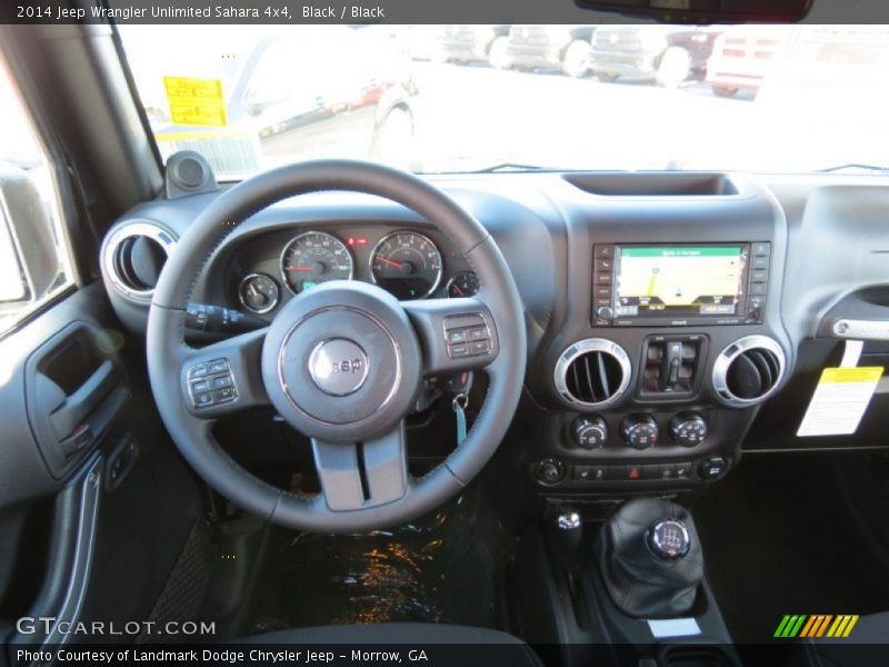 Black / Black 2014 Jeep Wrangler Unlimited Sahara 4x4