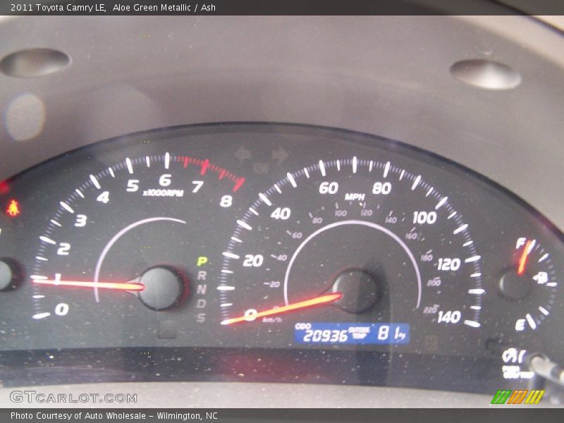 Aloe Green Metallic / Ash 2011 Toyota Camry LE