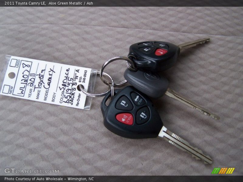 Aloe Green Metallic / Ash 2011 Toyota Camry LE