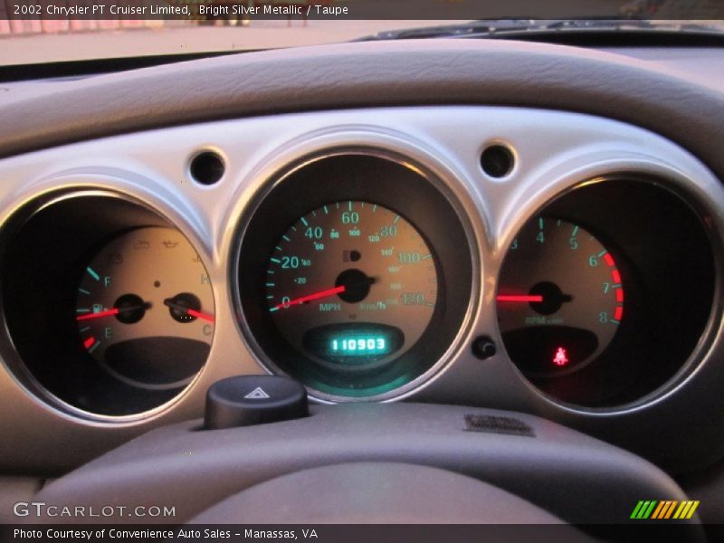 Bright Silver Metallic / Taupe 2002 Chrysler PT Cruiser Limited