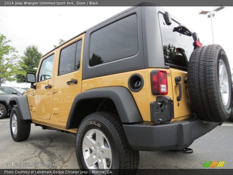 Dune / Black 2014 Jeep Wrangler Unlimited Sport 4x4