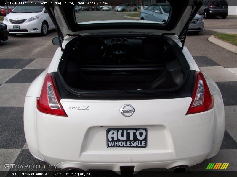 Pearl White / Gray 2012 Nissan 370Z Sport Touring Coupe