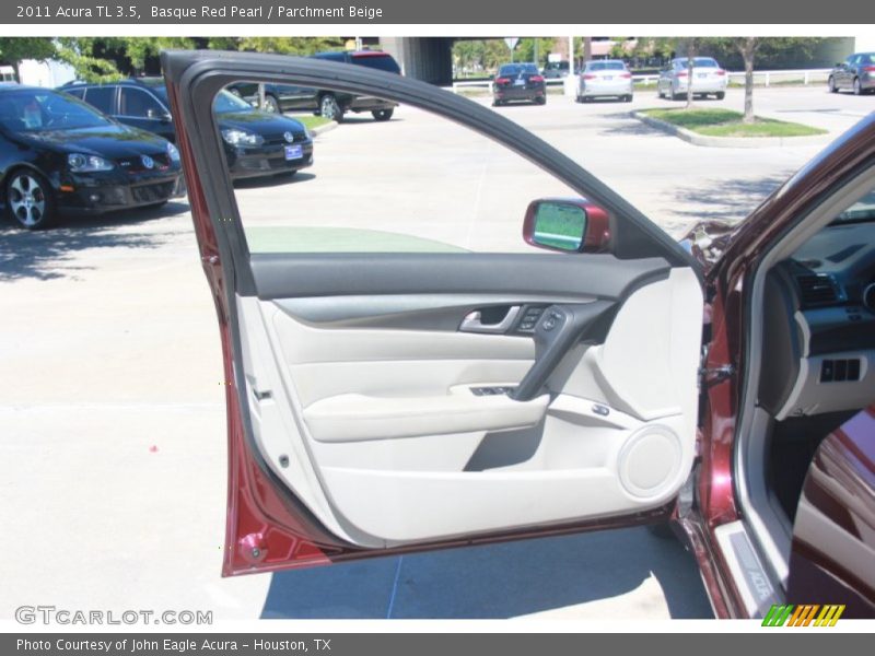 Basque Red Pearl / Parchment Beige 2011 Acura TL 3.5