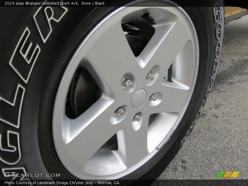 Dune / Black 2014 Jeep Wrangler Unlimited Sport 4x4