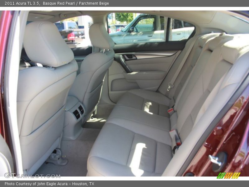 Basque Red Pearl / Parchment Beige 2011 Acura TL 3.5