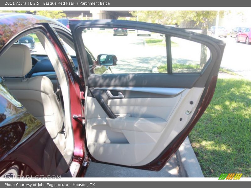Basque Red Pearl / Parchment Beige 2011 Acura TL 3.5