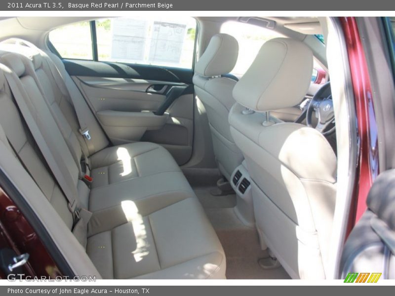 Basque Red Pearl / Parchment Beige 2011 Acura TL 3.5