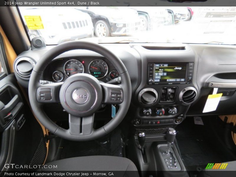 Dune / Black 2014 Jeep Wrangler Unlimited Sport 4x4