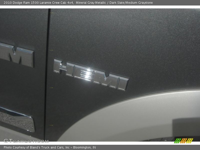 Mineral Gray Metallic / Dark Slate/Medium Graystone 2010 Dodge Ram 1500 Laramie Crew Cab 4x4