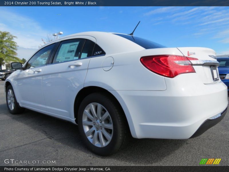 Bright White / Black 2014 Chrysler 200 Touring Sedan