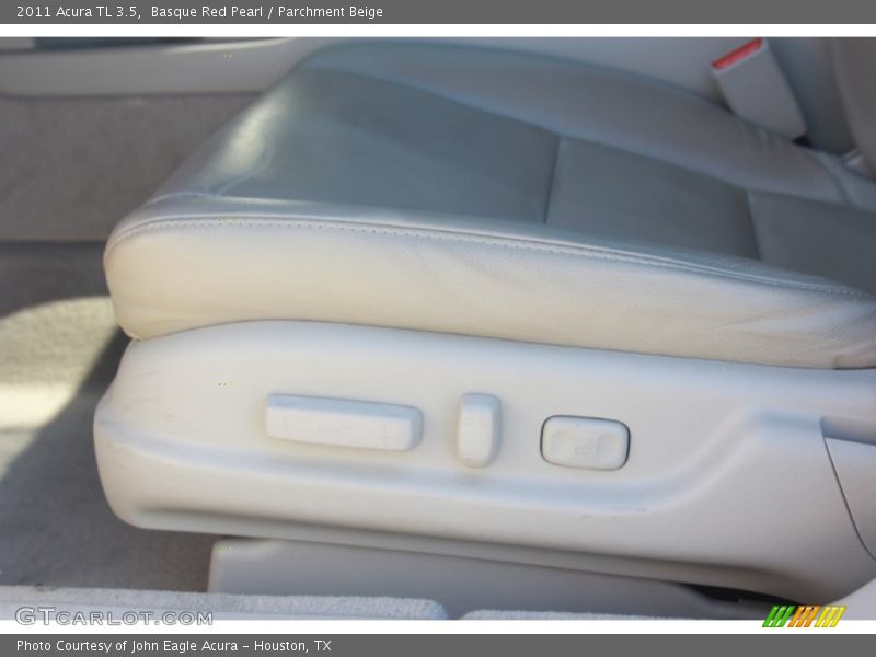 Basque Red Pearl / Parchment Beige 2011 Acura TL 3.5