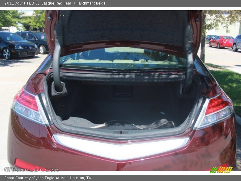 Basque Red Pearl / Parchment Beige 2011 Acura TL 3.5
