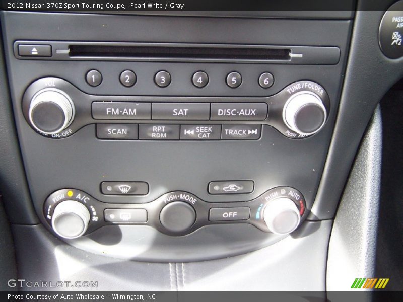 Pearl White / Gray 2012 Nissan 370Z Sport Touring Coupe