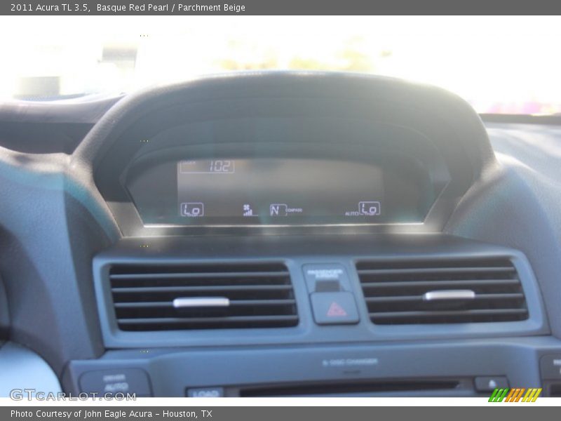 Basque Red Pearl / Parchment Beige 2011 Acura TL 3.5