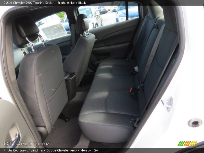 Bright White / Black 2014 Chrysler 200 Touring Sedan