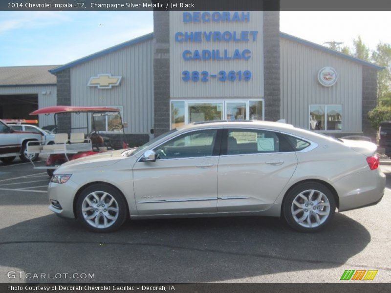 Champagne Silver Metallic / Jet Black 2014 Chevrolet Impala LTZ
