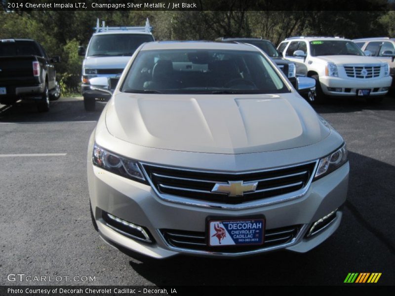 Champagne Silver Metallic / Jet Black 2014 Chevrolet Impala LTZ