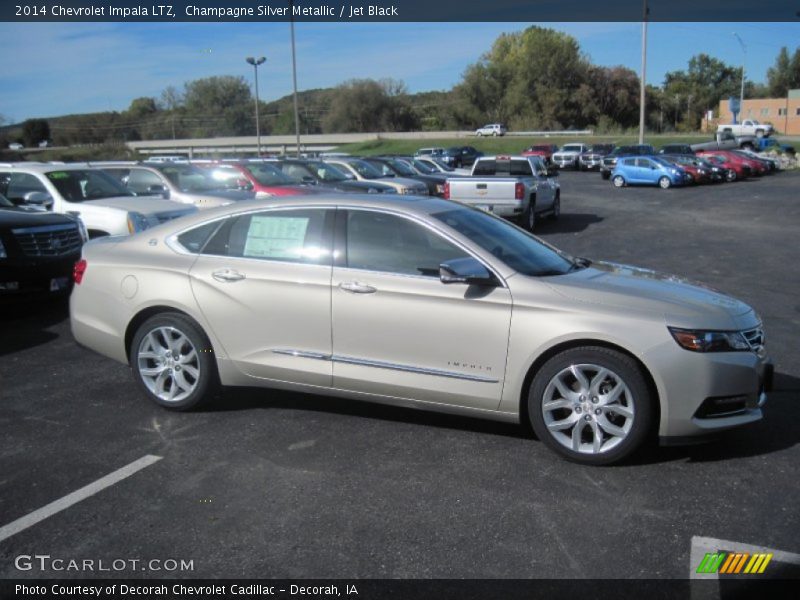 Champagne Silver Metallic / Jet Black 2014 Chevrolet Impala LTZ