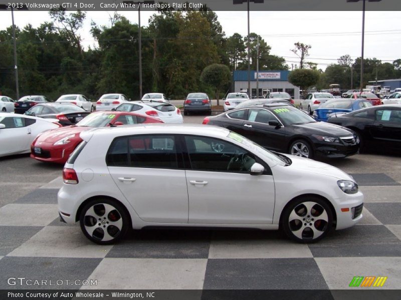 Candy White / Interlagos Plaid Cloth 2013 Volkswagen GTI 4 Door