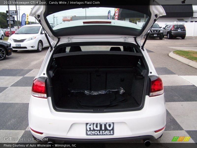 Candy White / Interlagos Plaid Cloth 2013 Volkswagen GTI 4 Door