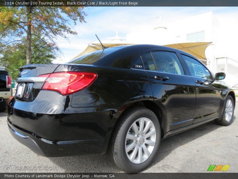 Black Clear Coat / Black/Light Frost Beige 2014 Chrysler 200 Touring Sedan