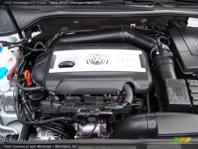 Candy White / Interlagos Plaid Cloth 2013 Volkswagen GTI 4 Door