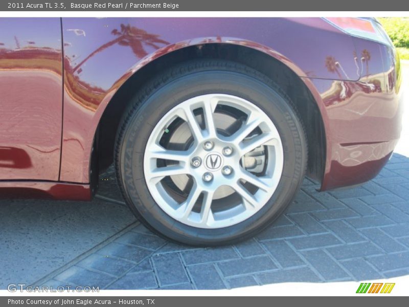 Basque Red Pearl / Parchment Beige 2011 Acura TL 3.5
