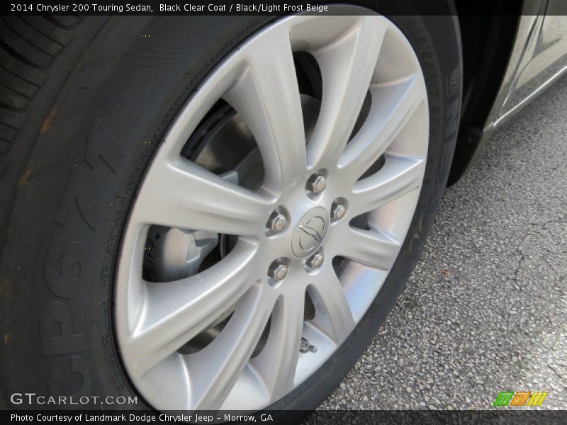 Black Clear Coat / Black/Light Frost Beige 2014 Chrysler 200 Touring Sedan