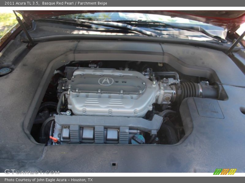 Basque Red Pearl / Parchment Beige 2011 Acura TL 3.5