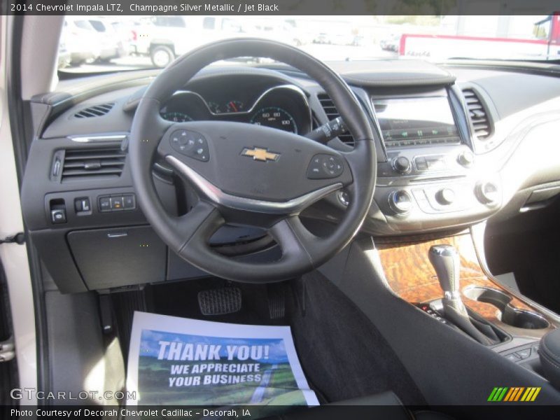 Champagne Silver Metallic / Jet Black 2014 Chevrolet Impala LTZ