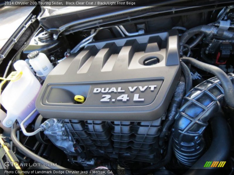 Black Clear Coat / Black/Light Frost Beige 2014 Chrysler 200 Touring Sedan