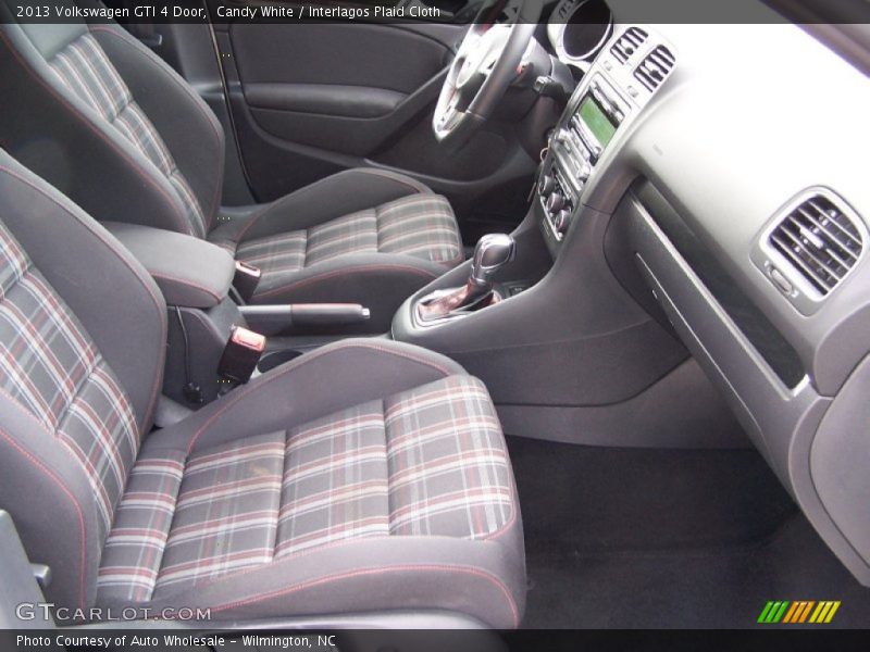 Candy White / Interlagos Plaid Cloth 2013 Volkswagen GTI 4 Door