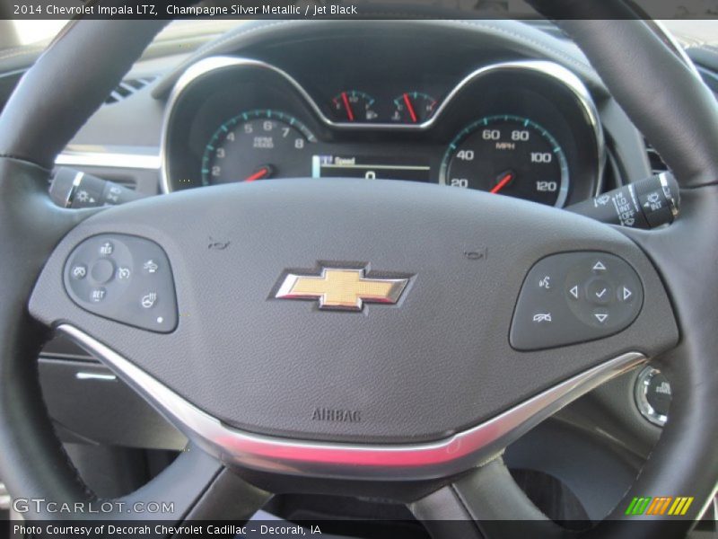 Champagne Silver Metallic / Jet Black 2014 Chevrolet Impala LTZ