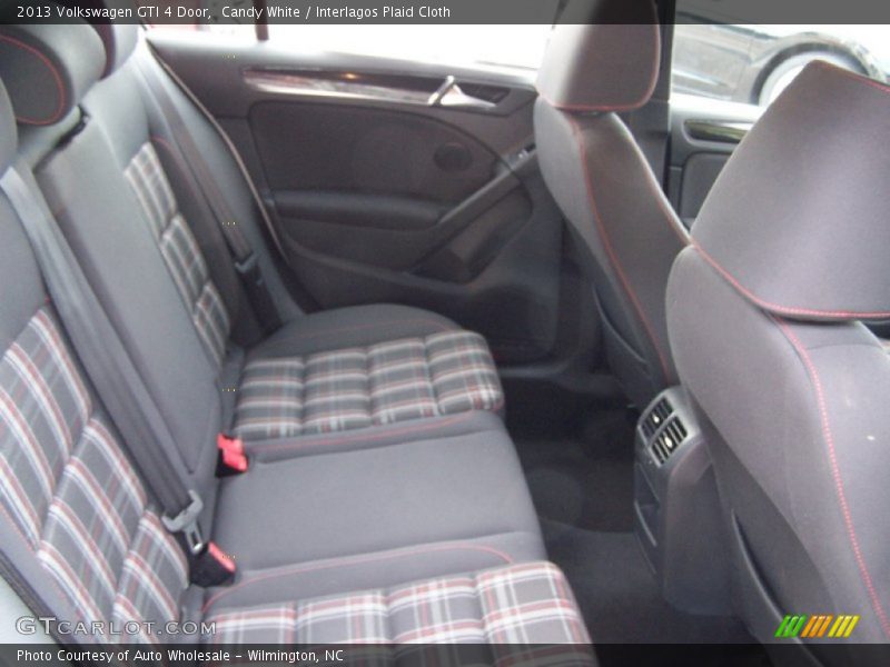 Candy White / Interlagos Plaid Cloth 2013 Volkswagen GTI 4 Door