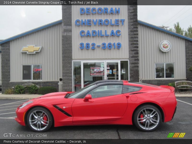 Torch Red / Jet Black 2014 Chevrolet Corvette Stingray Coupe Z51