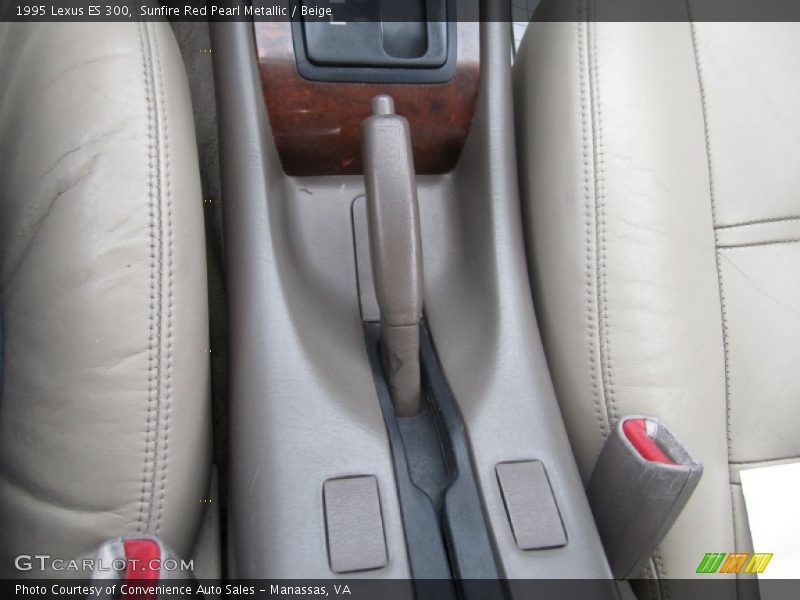 Sunfire Red Pearl Metallic / Beige 1995 Lexus ES 300