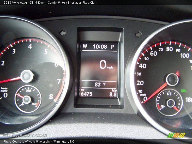 Candy White / Interlagos Plaid Cloth 2013 Volkswagen GTI 4 Door