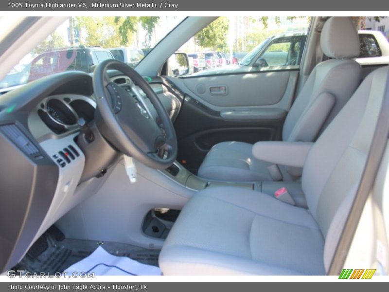 Millenium Silver Metallic / Gray 2005 Toyota Highlander V6