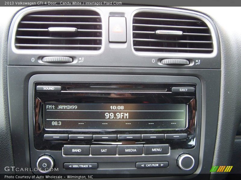 Candy White / Interlagos Plaid Cloth 2013 Volkswagen GTI 4 Door