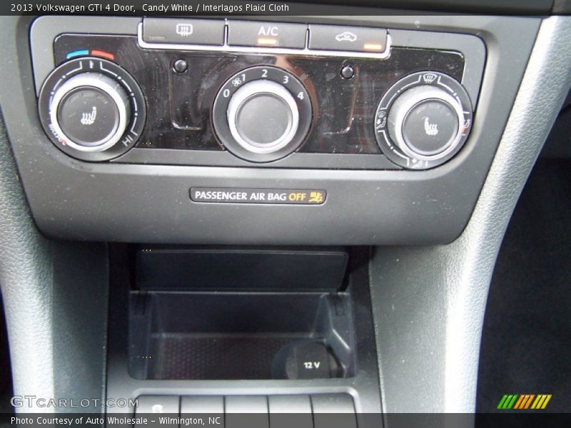 Candy White / Interlagos Plaid Cloth 2013 Volkswagen GTI 4 Door