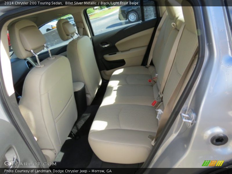Billet Silver Metallic / Black/Light Frost Beige 2014 Chrysler 200 Touring Sedan