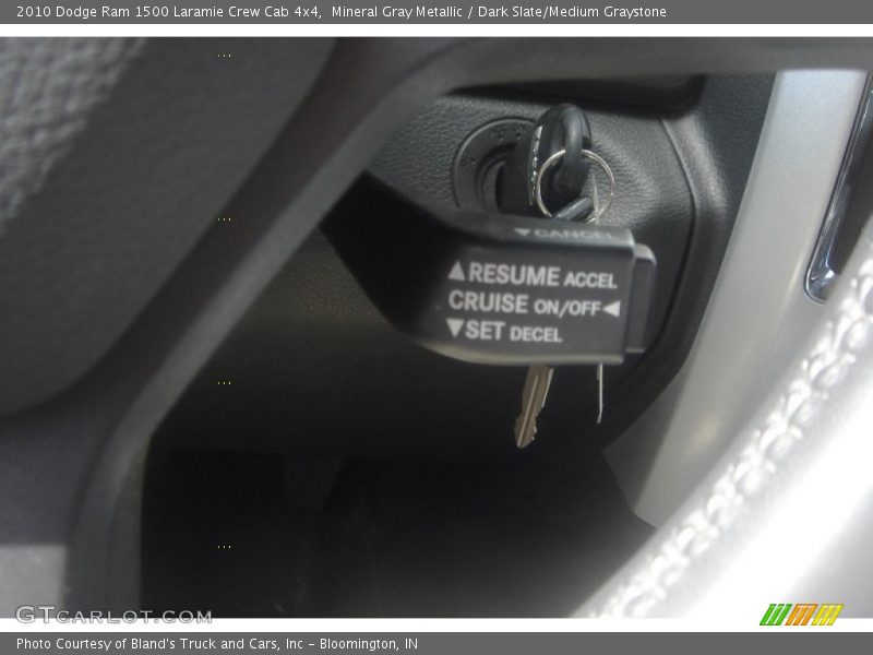 Mineral Gray Metallic / Dark Slate/Medium Graystone 2010 Dodge Ram 1500 Laramie Crew Cab 4x4