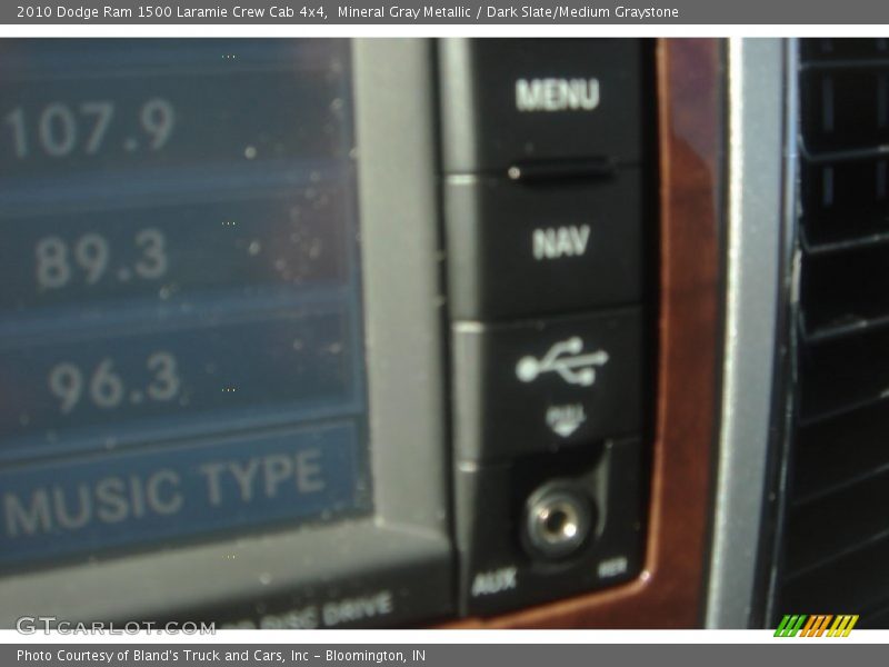 Mineral Gray Metallic / Dark Slate/Medium Graystone 2010 Dodge Ram 1500 Laramie Crew Cab 4x4