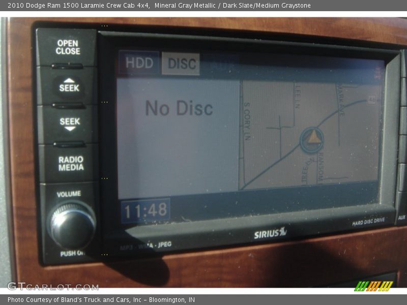 Mineral Gray Metallic / Dark Slate/Medium Graystone 2010 Dodge Ram 1500 Laramie Crew Cab 4x4