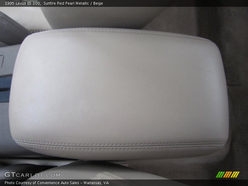 Sunfire Red Pearl Metallic / Beige 1995 Lexus ES 300