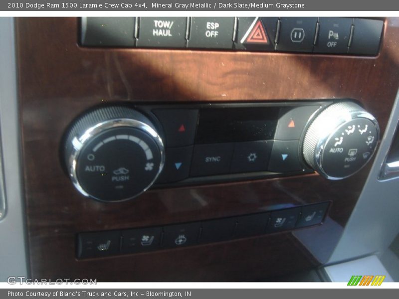 Mineral Gray Metallic / Dark Slate/Medium Graystone 2010 Dodge Ram 1500 Laramie Crew Cab 4x4
