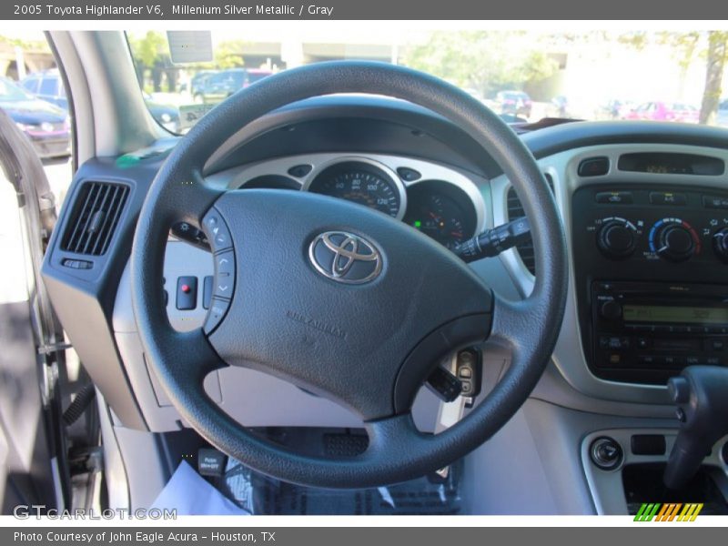 Millenium Silver Metallic / Gray 2005 Toyota Highlander V6
