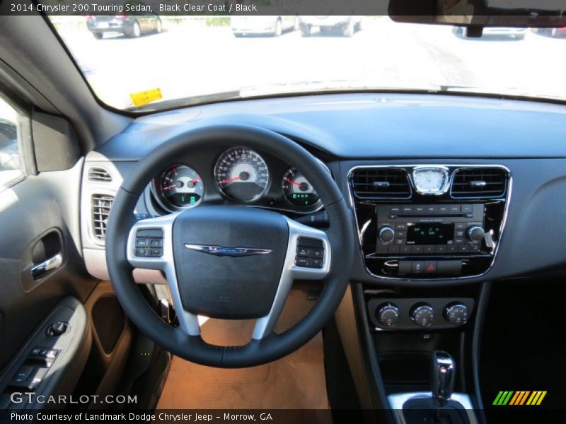 Black Clear Coat / Black 2014 Chrysler 200 Touring Sedan