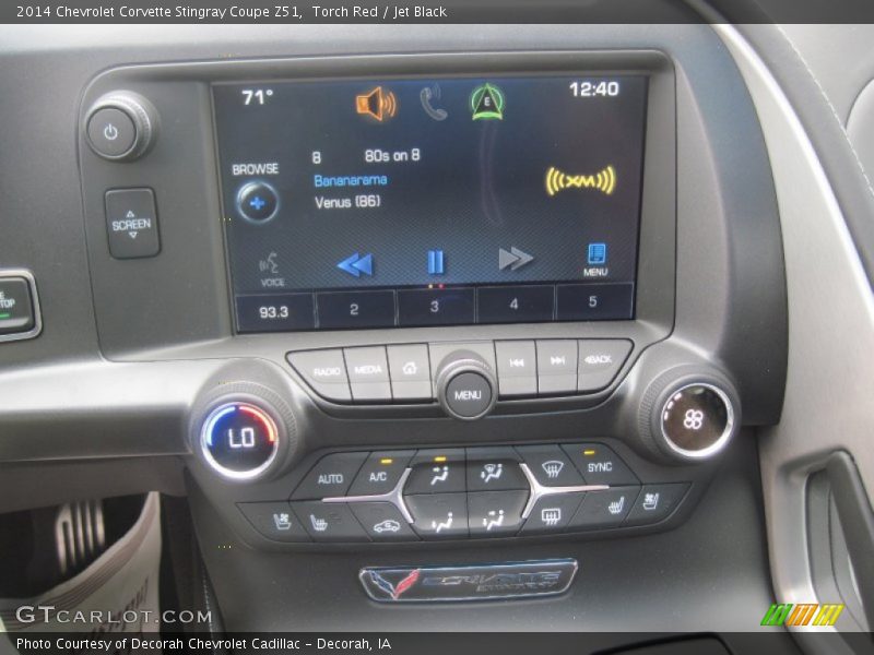 Controls of 2014 Corvette Stingray Coupe Z51